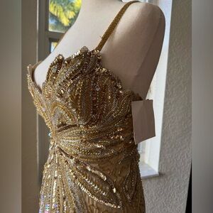 NWT VTG Ted Lapidus Silk maxi dress